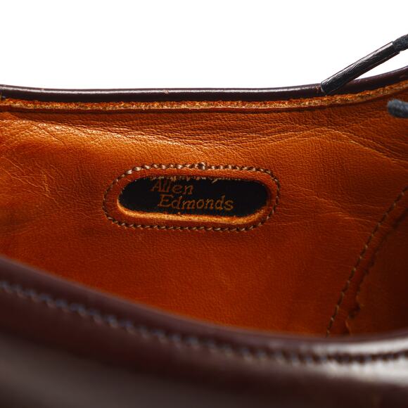 Allen Edmonds Park Avenue Mens US 10 Burgundy Leather Cap Toe Oxford Dress Shoe - Picture 13 of 16